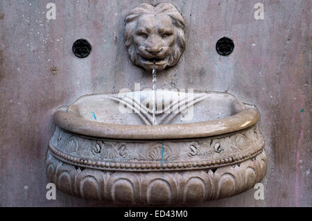 Slocum Memorial Fountain. Tompkins Square Park. New York. USA. Im Jahre 1906 eingeweiht, dient dieser Brunnen als Erinnerung an diesen wh Stockfoto