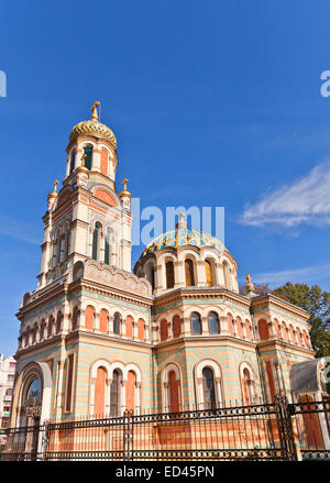 Orthodoxe Alexander-Newski-Kathedrale (ca. 1884) in Lodz, Polen. Architekt Hilary Majewski Stockfoto