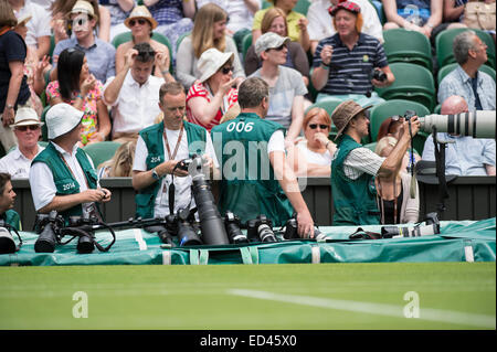 23.06.2014 die Wimbledon Tennis Championships 2014 statt in The All England Lawn Tennis and Croquet Club, London, England, UK. Stockfoto