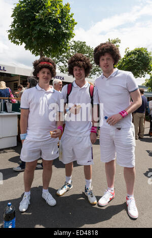 27.06.2014. die Wimbledon Tennis Championships 2014 statt in The All England Lawn Tennis and Croquet Club, London, England, UK. Stockfoto