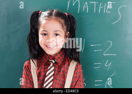 1 indische Kind Studentin Stockfoto