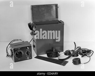 Kurzwellen-Radiotelefon in Yleisradio Werkstatt hergestellt Stockfoto
