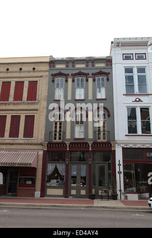 Alte Fassaden und Gebäuden in Paducah, Kentucky, USA Stockfoto