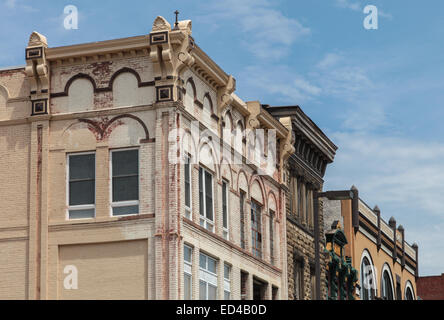 Alte Fassaden und Gebäuden in Paducah, Kentucky, USA Stockfoto