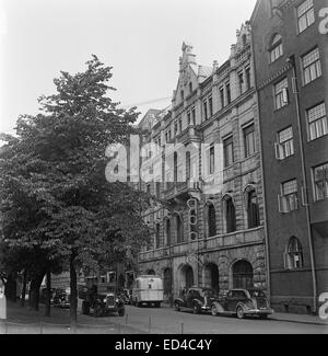 Das Funkhaus des finnischen Rundfunks in Helsinki, Straßenansicht Stockfoto