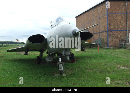 Schwedische Saab J 35J Draken Kämpfer Stockfoto