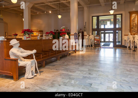 Railroad Depot in Galveston Railroad Museum Stockfoto