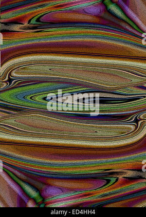 Mosaik Hintergrund mit Multi Color kurven Streifen Stockfoto