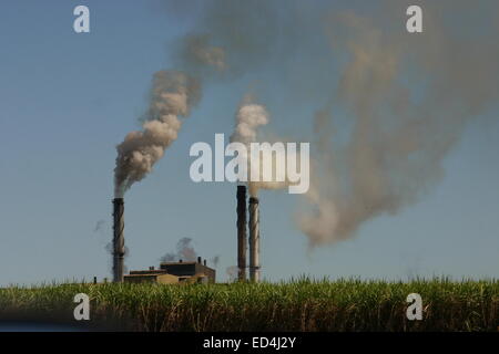 Zuckerrohr Mühlen, Proserpine, Queensland, Australien Stockfoto