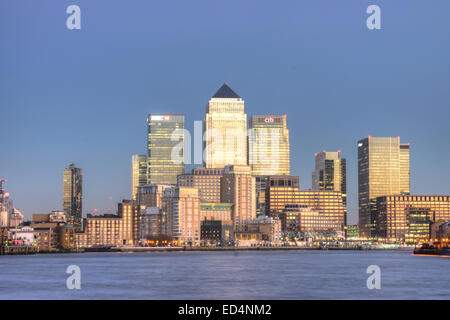 Canary Wharf Wolkenkratzer London Financial district Stockfoto