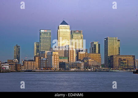 Canary Wharf Wolkenkratzer London Financial district Stockfoto