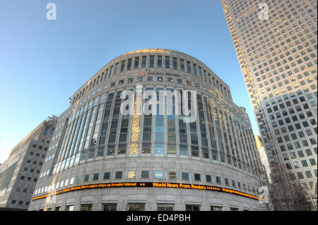 Reuters Gebäude London Canary Wharf Stockfoto