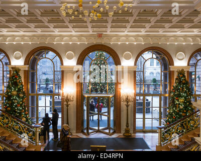 Das Lotte New York Palace Hotel, Ferienzeit in New York City, USA Stockfoto