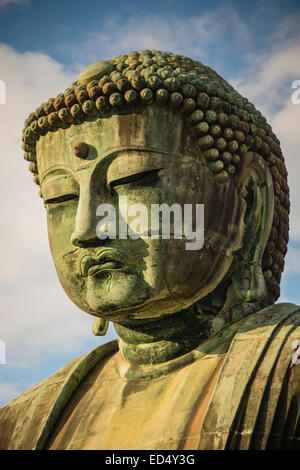 Der Riesenbuddha Kōtoku-in Kamakura, Japan. Stockfoto