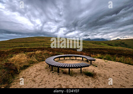 Die Aussicht auf Goat Fell auf der Isle of Arran, Schottland Stockfoto