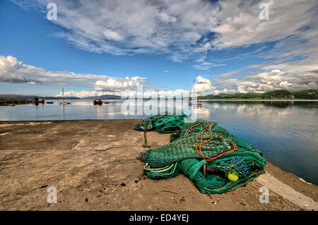 Crinan an der Westküste Schottlands Stockfoto