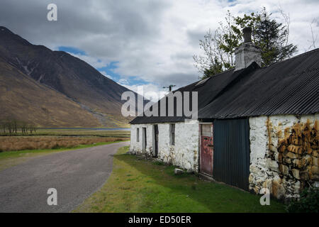 Glen Etive in den Highlands von Schottland Stockfoto