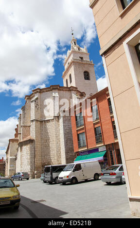 VALLADOLID, Spanien - 30. Mai 2014: Kirche im alten Zentrum von Valladolid, Kastilien und Leon, Spanien. Stockfoto