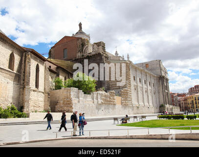 VALLADOLID, Spanien - 30. Mai 2014: Kathedrale von Valladolid, de-facto-Hauptstadt der Region Kastilien und Leon, Spanien. Stockfoto
