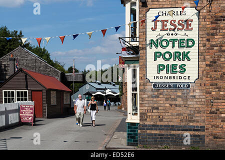 Blists Hill viktorianischen Stadt, Ironbridge, Shropshire, England, UK Stockfoto