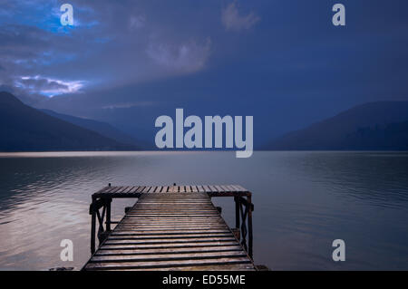 Blick von St. Fillans im Loch Lomond und Trossachs National Park, Schottland Loch Earn Stockfoto