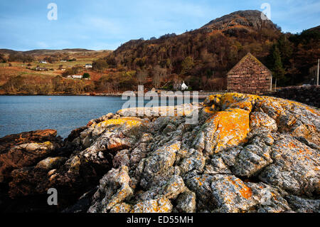 Diabaig in Wester Ross Schottland. Stockfoto