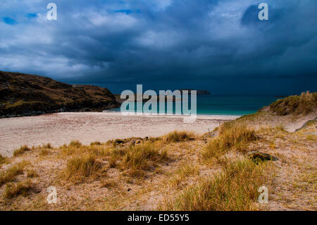 Isle of Lewis, Insel Harris, Berneray, Northa und South Uist, Eriskay, Barra und Vatersay Stockfoto