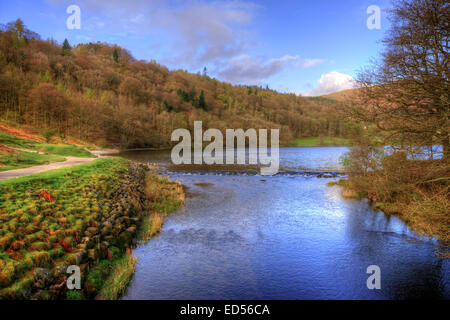 Grasmere im Lake District National Park, Cumbria. Stockfoto