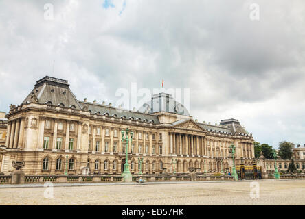 Königspalast-Bulding-Fassade in Brüssel, Belgien Stockfoto