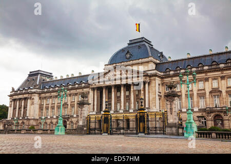 Königspalast-Bulding-Fassade in Brüssel, Belgien Stockfoto