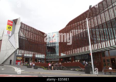 Wollongong zentrale Einkaufszentrum auf Crown Street. Stockfoto