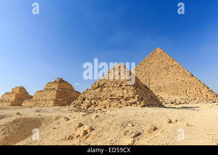Gizeh-Plateau. Kairo, Ägypten Stockfoto