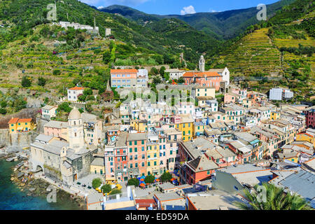 Nationalpark Cinque Terre, Ligurien Italien. Stockfoto