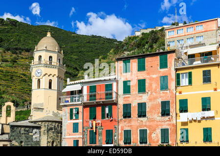 Nationalpark Cinque Terre, Ligurien Italien. Stockfoto