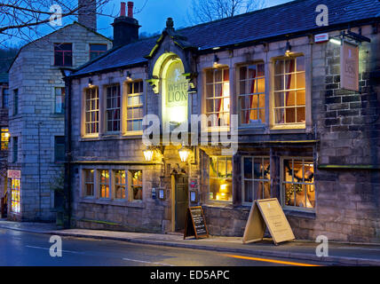 White Lion Hotel, Hebden Bridge, Calderdale, West Yorkshire, England UK Stockfoto