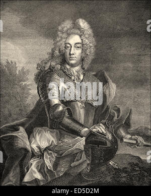 Karl Albrecht von Bayern, Charles VII, Kurfürst von Bayern und Kaiser des Heiligen Römischen Reiches, Karl Albrecht von Bayern (1697-1745 Stockfoto