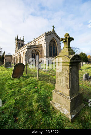 St. Andrews Church in Aysgarth in Wensleydale in Yorkshire Dales National Park, North Yorkshire. Stockfoto