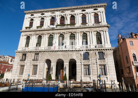 Villen und Paläste, Canal Grande, Venedig, Italien Stockfoto