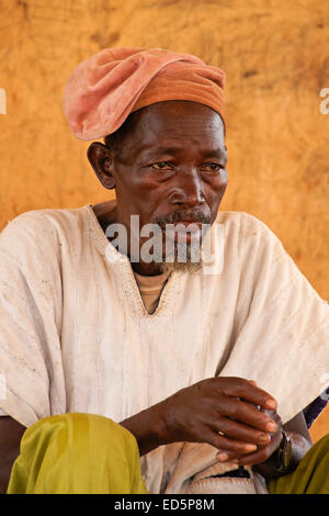 Mamprusi tribal Mann, Gambaga, Ghana Stockfoto