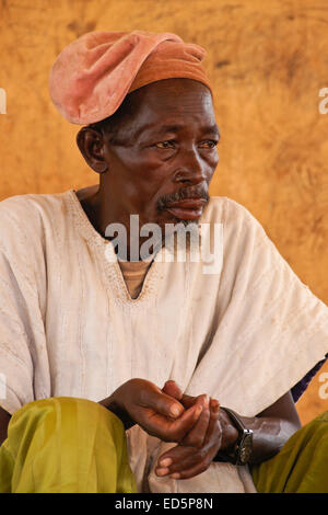 Mamprusi tribal Mann, Gambaga, Ghana Stockfoto