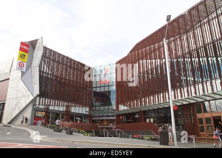 Wollongong zentrale Einkaufszentrum auf Crown Street. Stockfoto