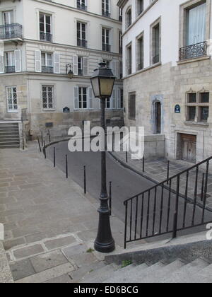 Rue des Ursins und der Rue des Chantres, Ile De La Cite, Paris Stockfoto