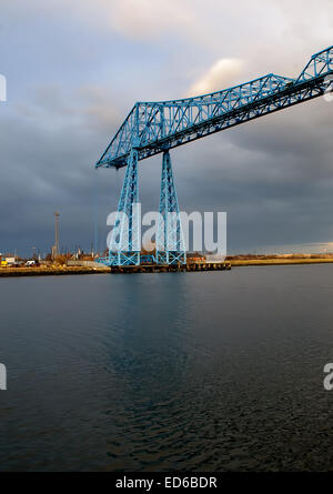 Die Schwebefähre in Middlesbrough Stockfoto