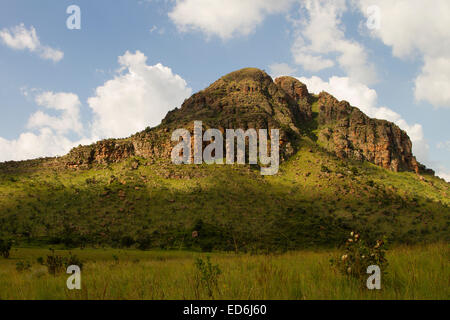 Ein Blick über einen der Bereiche innerhalb der Marakele National Park in Südafrika. Stockfoto