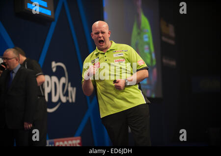 London, UK. 29. Dezember 2014. William Hill PDC World Darts Championship. Bildnachweis: Aktion Plus Sport/Alamy Live-Nachrichten Stockfoto