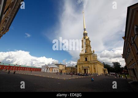Peter und Paul Cathedral in Peter und Paul-Festung Stockfoto