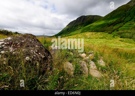 Glen Nevis in den Highlands von Schottland Stockfoto