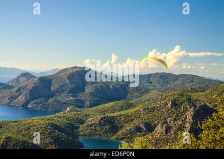 Oludeniz Lagune in Landschaft Meerblick Strand Stockfoto