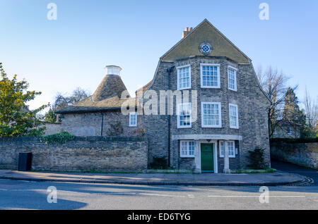 Cambridge, UK. 29. Dezember 2014: die Mälzerei Haus am Newnham Road in Cambridge war die Mälzerei House School von 1924 bis 1929. Stockfoto