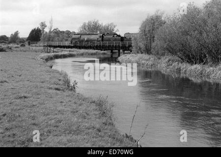 Original Vintage british Railway Dampf Lok Westengland Klasse 34006 Bude Ringwood 1960er Jahre uk Stockfoto